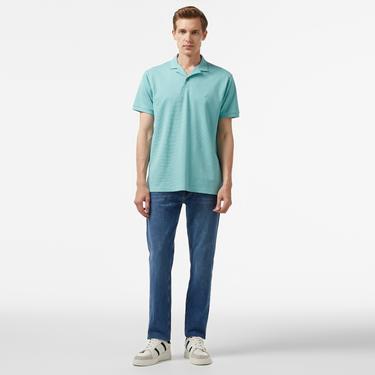  Nautica Erkek Mavi Classic Fit Kısa Kollu Polo
