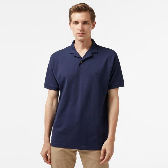  Nautica Erkek Lacivert Classic Fit Kısa Kollu Polo