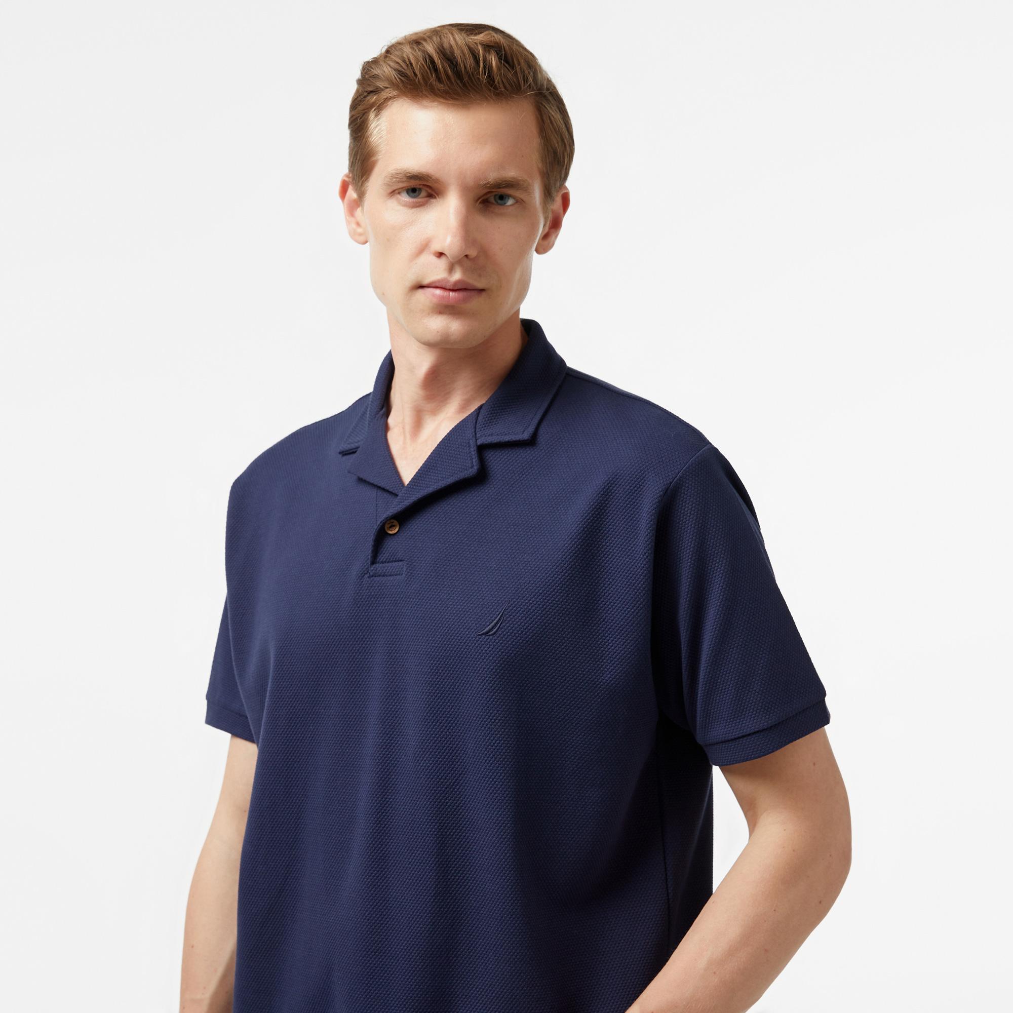 Nautica Erkek Lacivert Classic Fit Kısa Kollu Polo
