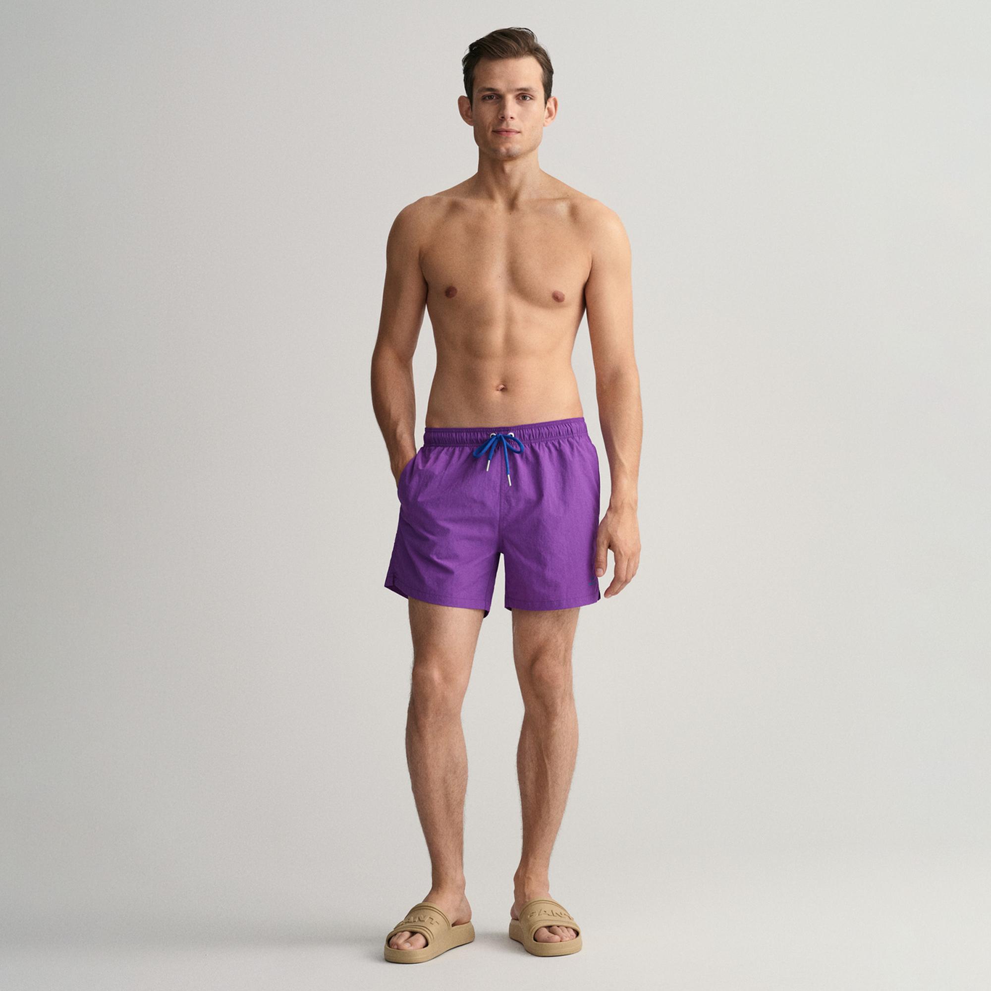 GANT Erkek Mor Mayo Şort