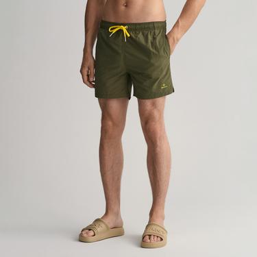  GANT Erkek Yeşil Classic Fit Mayo Şort
