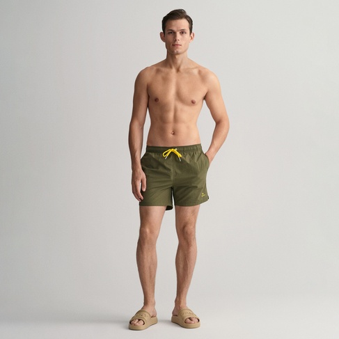  GANT Erkek Yeşil Classic Fit Mayo Şort