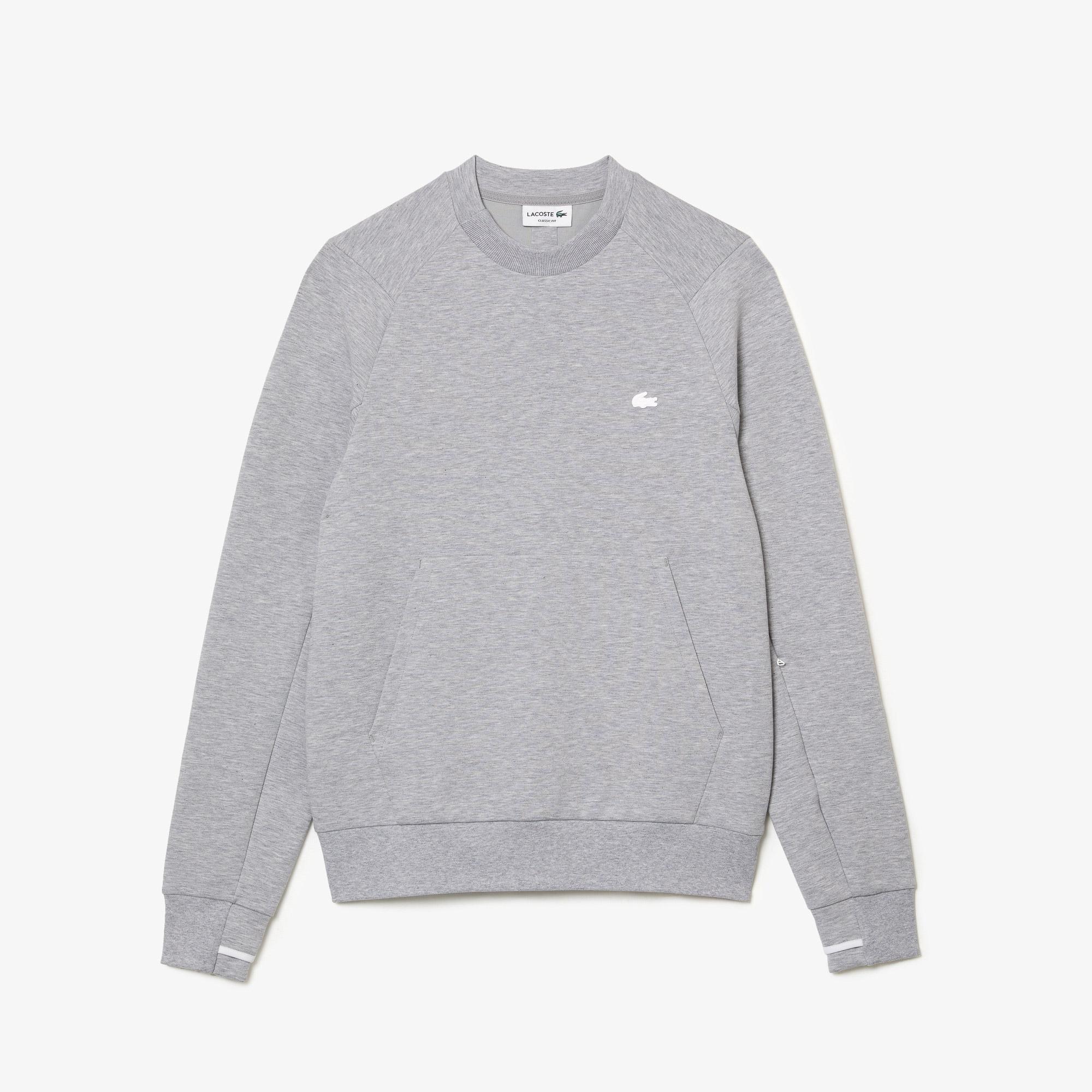 Erkek Classic Fit Bisiklet Yaka Gri Sweatshirt