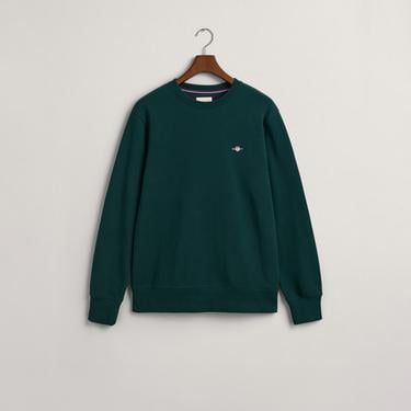  GANT Erkek Yeşil Regular Fit Bisiklet Yaka Sweatshirt