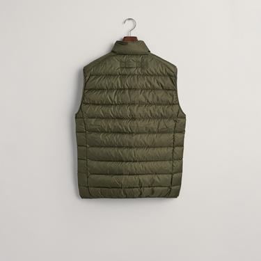  GANT Erkek Yeşil Regular Fit Dik Yaka Kapitone Yelek