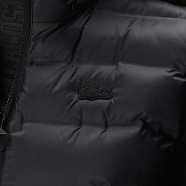  Kadın Dik Yaka Kapitone Siyah Yelek