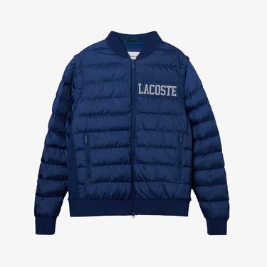  Erkek Hakim Yaka Kapitone Lacivert Mont