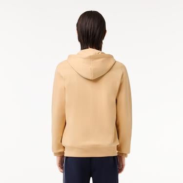  Erkek Classic Fit Fermuarlı Bej Sweatshirt