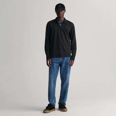 Gant Erkek Siyah Regular Fit Polo