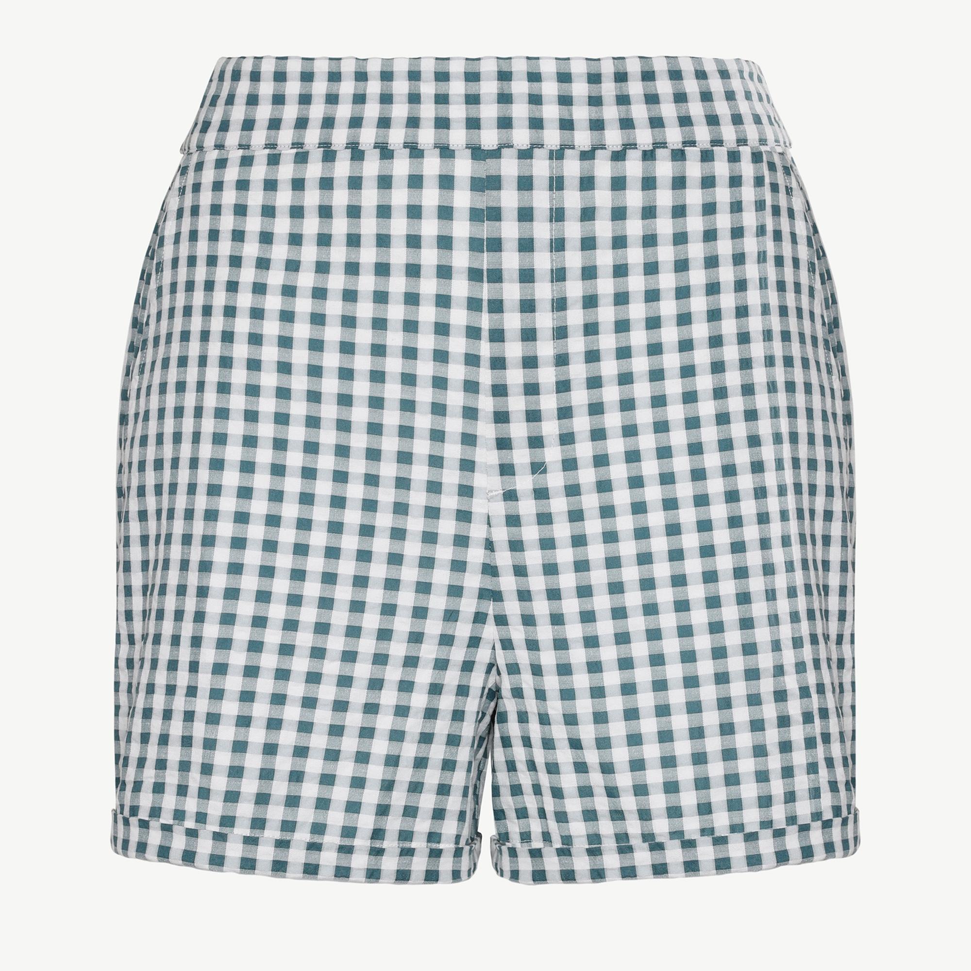 Beli Lastikli Duble Paça Kısa Şort