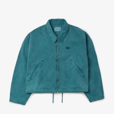  Kadın Denim Yeşil Ceket