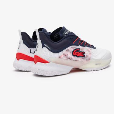  Lacoste AG-LT23 Ultra 123 Erkek Beyaz Tenis Ayakkabısı