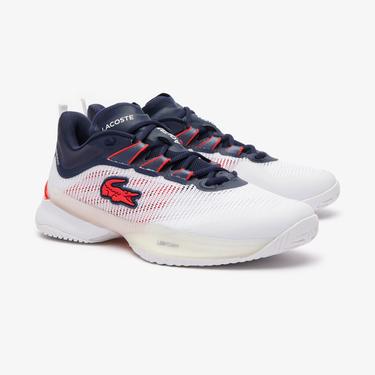  Lacoste AG-LT23 Ultra 123 Erkek Beyaz Tenis Ayakkabısı