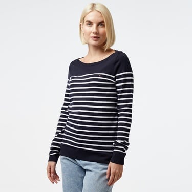  Tommy Hilfiger Kadın Mavi Triko