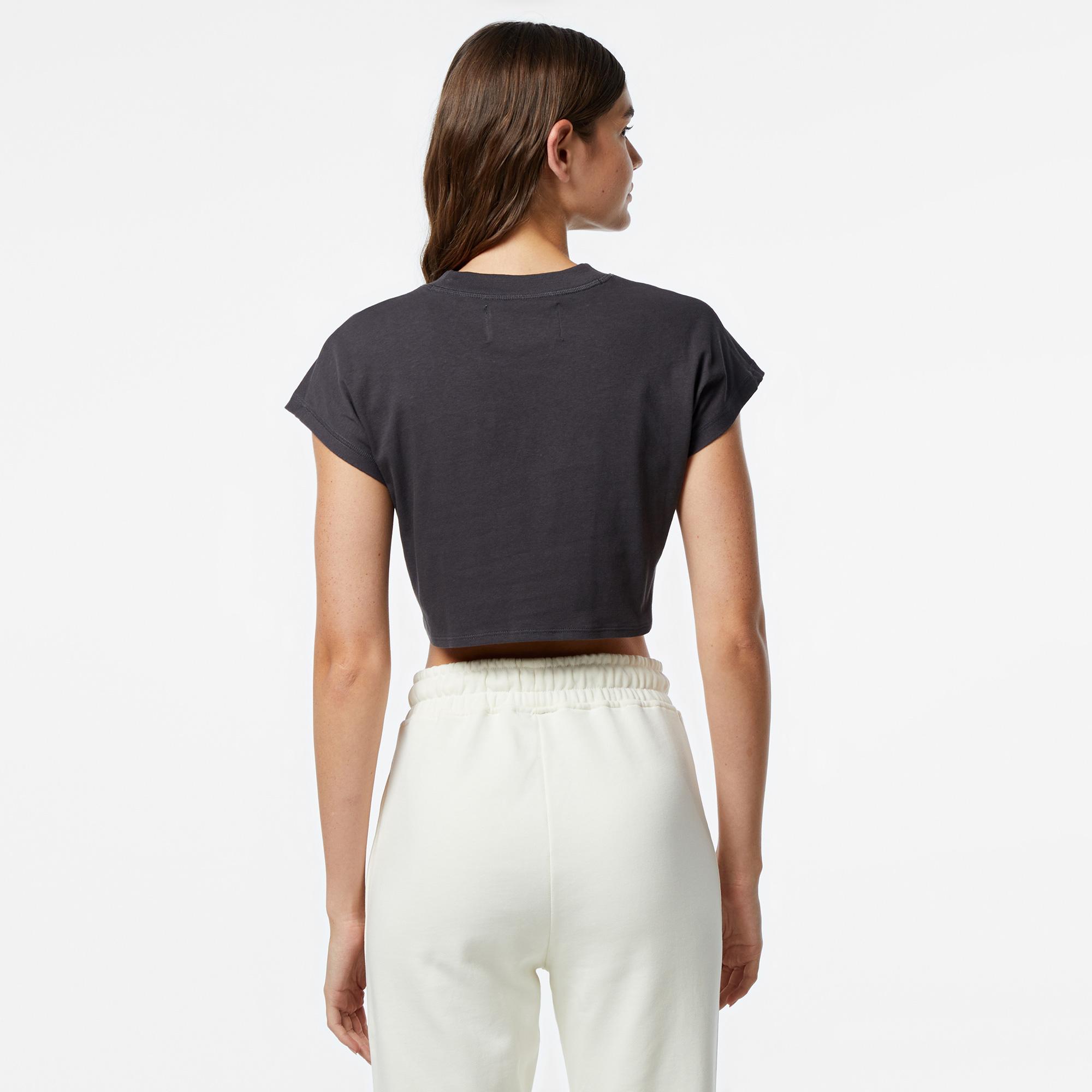 Champion Crewneck Kadın Gri T-Shirt