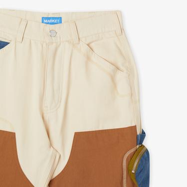  Market Rw Workstations Painter Erkek Beyaz Pantolon