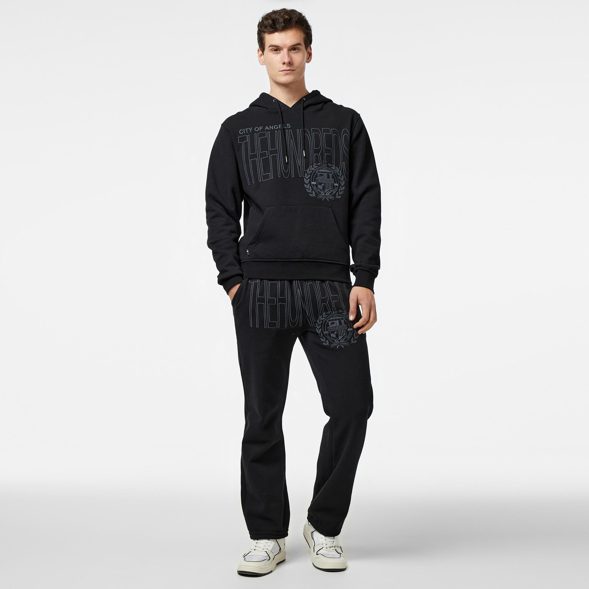 The Hundreds City Hoodie Erkek Siyah Hoodie