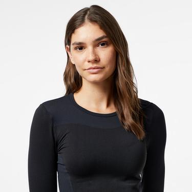  Under Armour Vanish Elite Seamless Ls Kadın Siyah T-Shirt