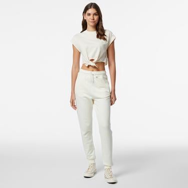  Champion Crewneck Kadın Krem T-Shirt