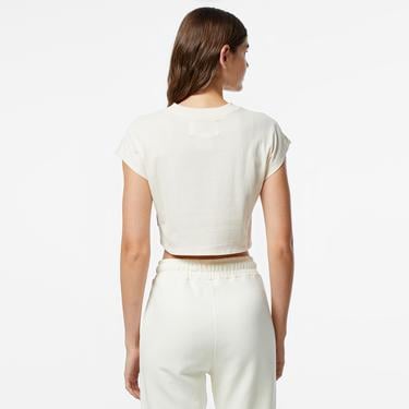  Champion Crewneck Kadın Krem T-Shirt