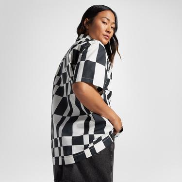  Converse Desenli Kadın Renkli Gömlek