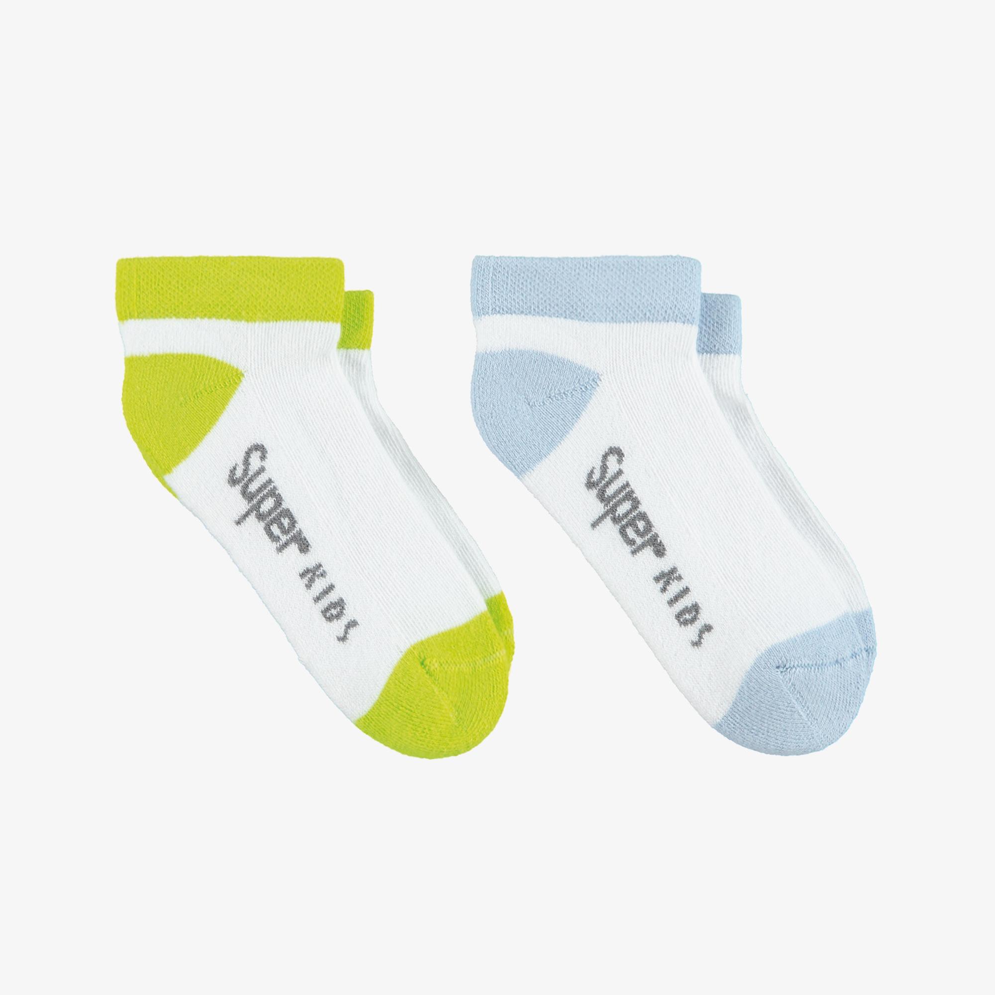 UNITED4 Classic Çocuk Beyaz 2'li Çorap