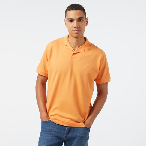  Nautica Erkek Turuncu Classic Fit Kısa Kollu Polo Yaka T-Shirt