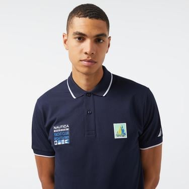  Nautica Erkek Lacivert Classic Fit Polo