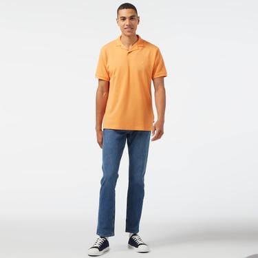  Nautica Erkek Turuncu Classic Fit Kısa Kollu Polo Yaka T-Shirt