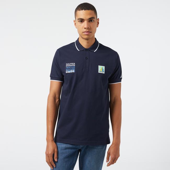  Nautica Erkek Lacivert Classic Fit Polo