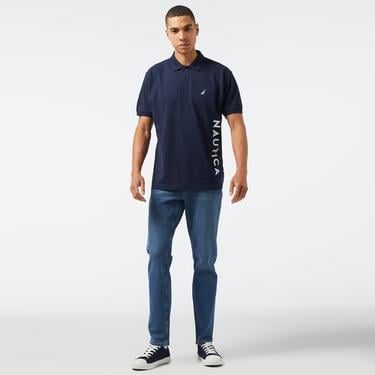  Nautica Erkek Lacivert Classic Fit Kısa Kollu Polo
