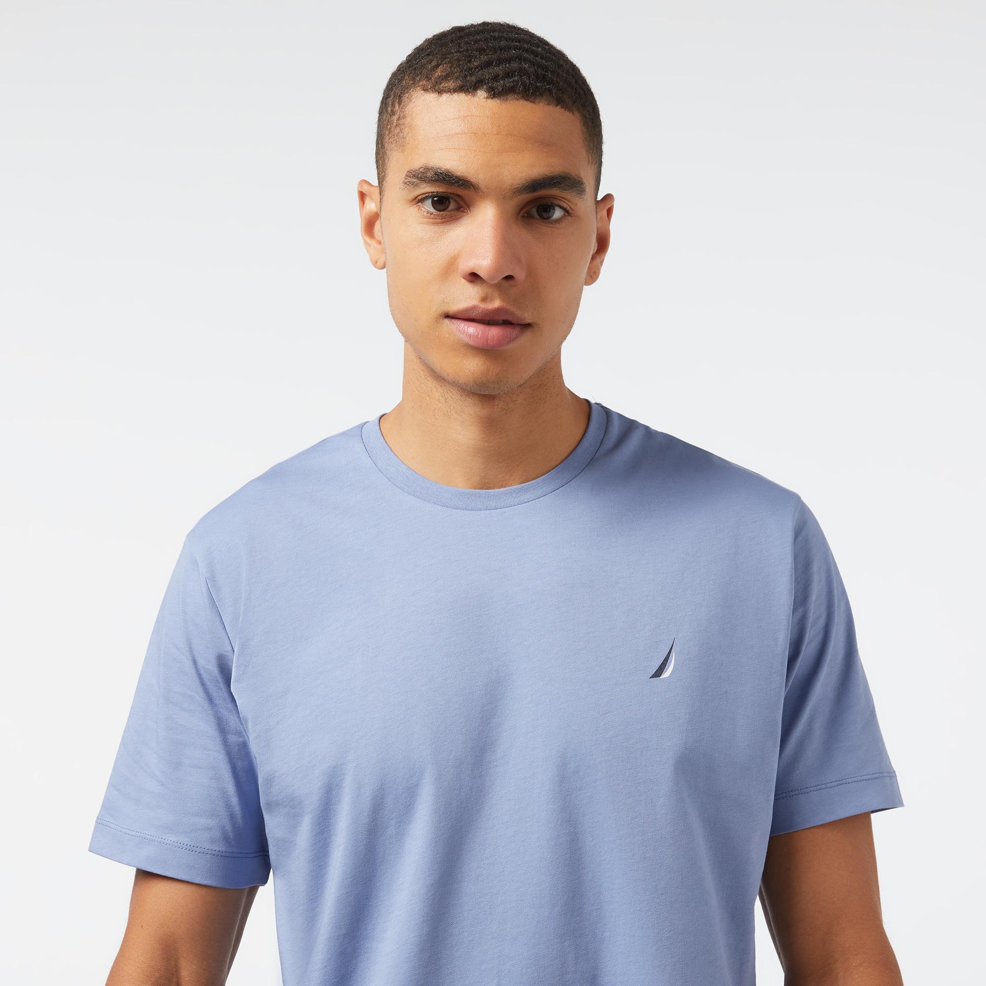 Nautica Erkek Mavi Standart Fit T-Shirt