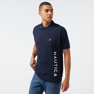  Nautica Erkek Lacivert Classic Fit Kısa Kollu Polo