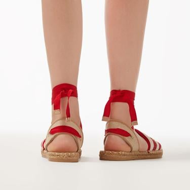  Nautica Kadın Kırmızı Sandalet