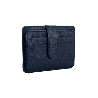  Lenora Mavi Kadın Deri Kartlık