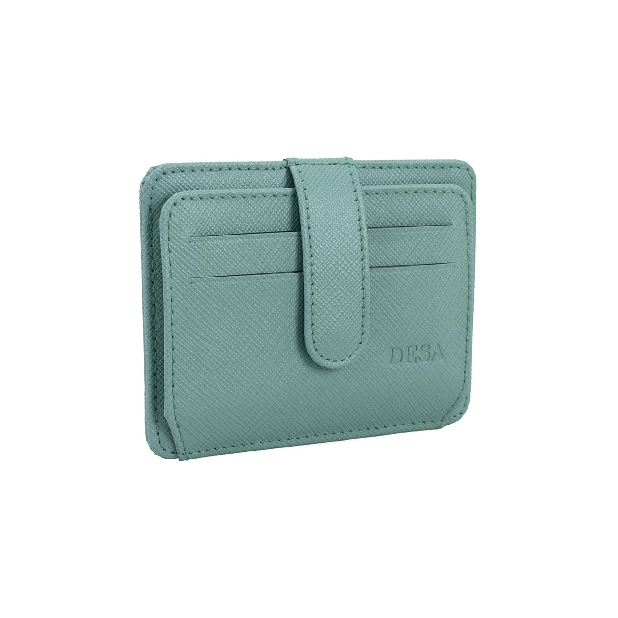 Lenora Yeşil Kadın Deri Kartlık