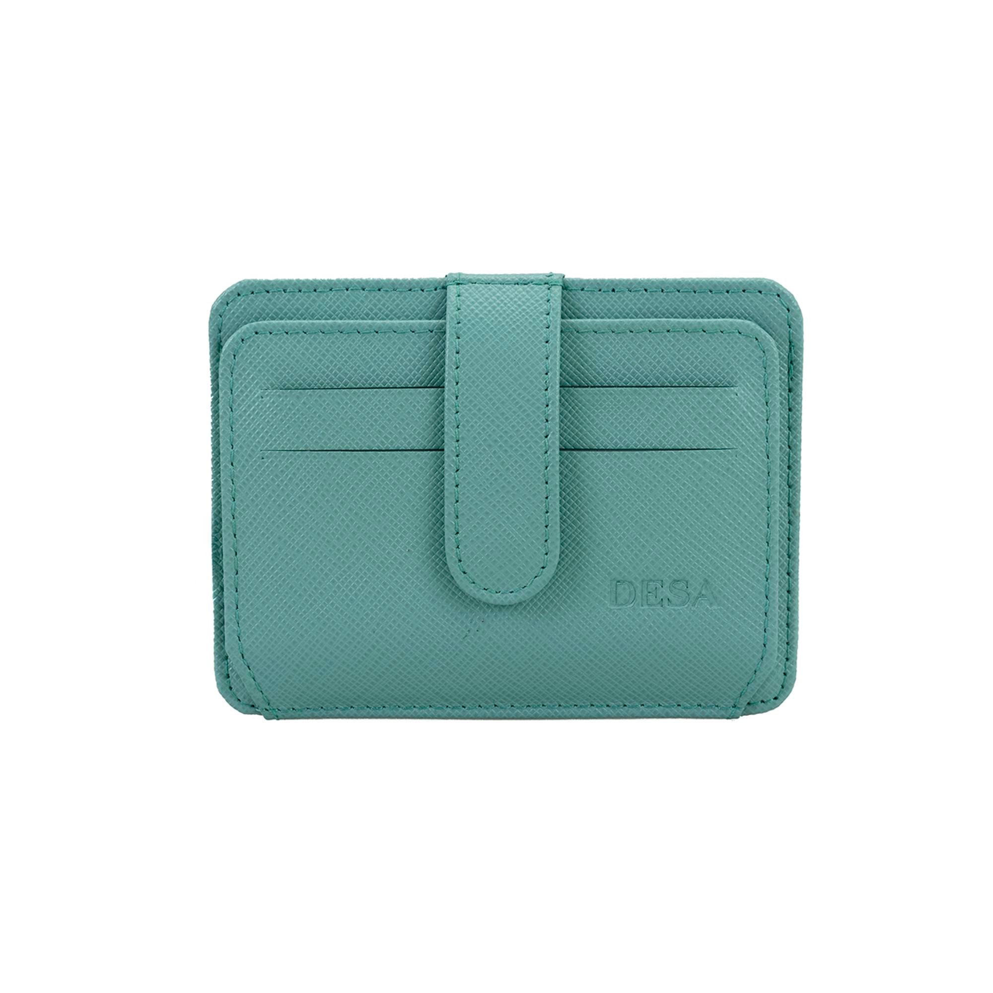 Lenora Yeşil Kadın Deri Kartlık