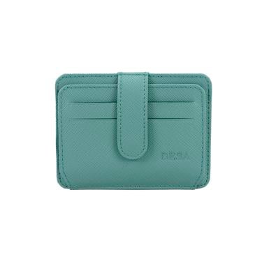  Lenora Yeşil Kadın Deri Kartlık