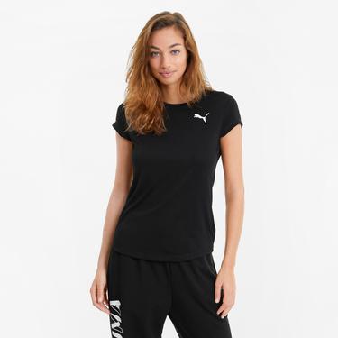  Puma Active Kadın Siyah Günlük T-Shirt