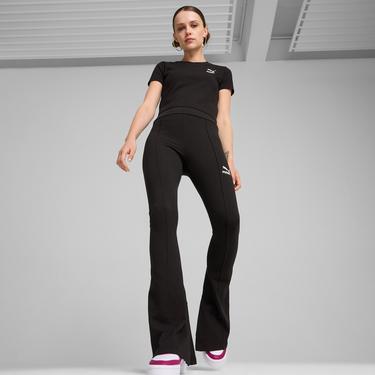  Puma Classıcs Flared Leggings Kadın Siyah Tayt