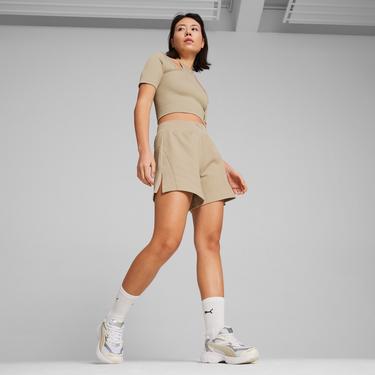  Puma Morphic Metallic Wns Kadın Krem Spor Ayakkabı