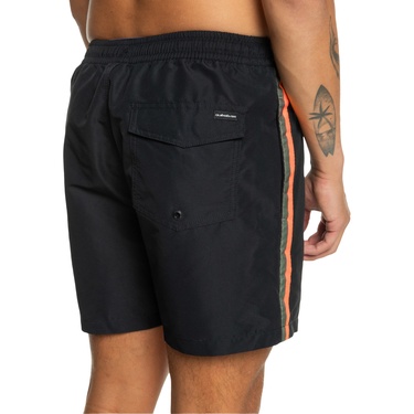  Quiksilver Remade Beach Please 16 Erkek Siyah Volley Short