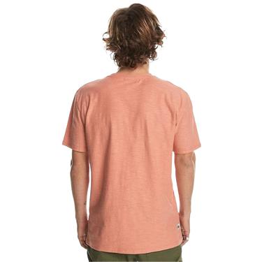  Quiksilver Slub Roundneck Erkek Kırmızı Tişört