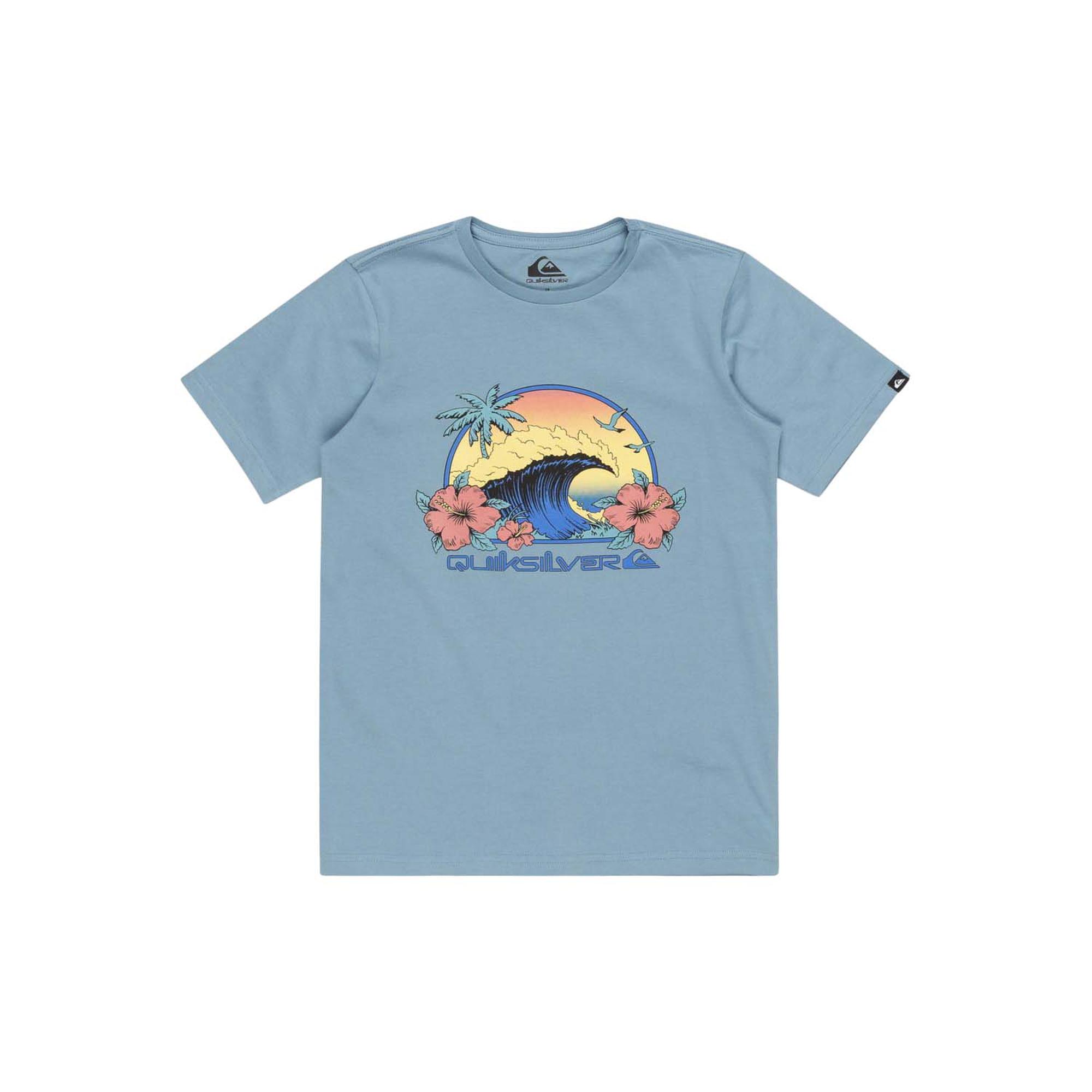 Quiksilver Riding Today Youth Erkek Çocuk Mavi Tişört