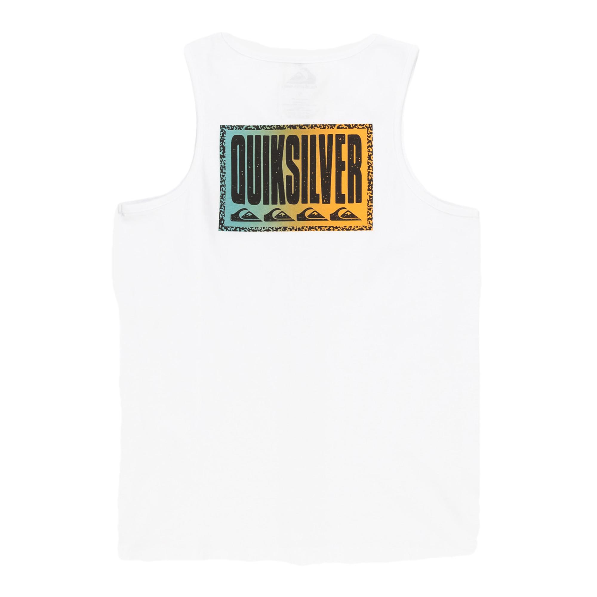 Quiksilver Long Fade Yth Tank Erkek Çocuk Beyaz Tişört