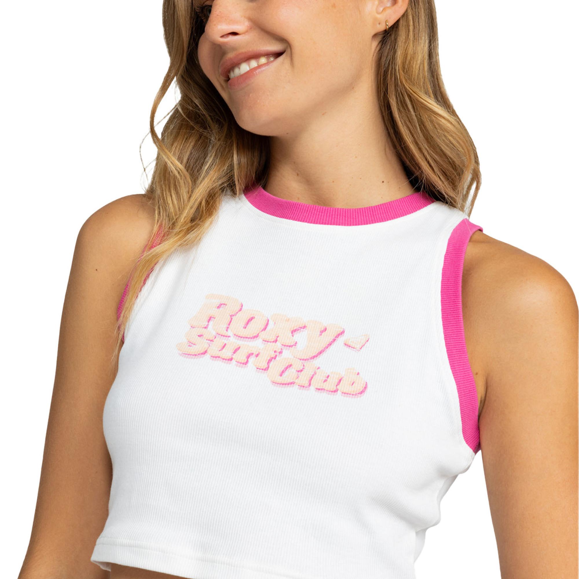 Roxy Surfs Life Kadın Beyaz Tişört