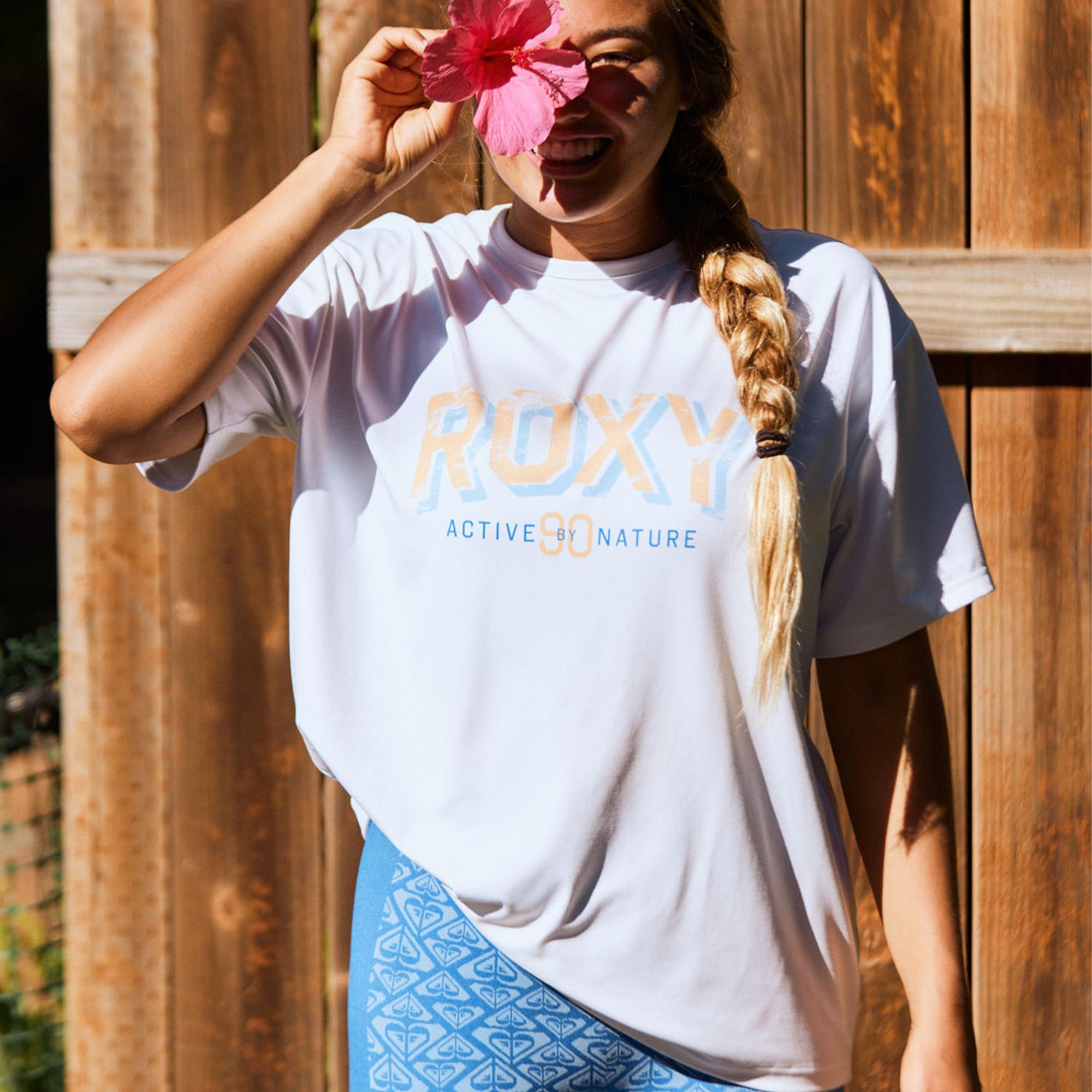 Roxy Beach Bound Kadın Beyaz Tişört