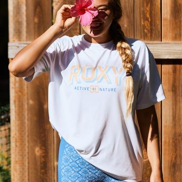 Roxy Beach Bound Kadın Beyaz Tişört