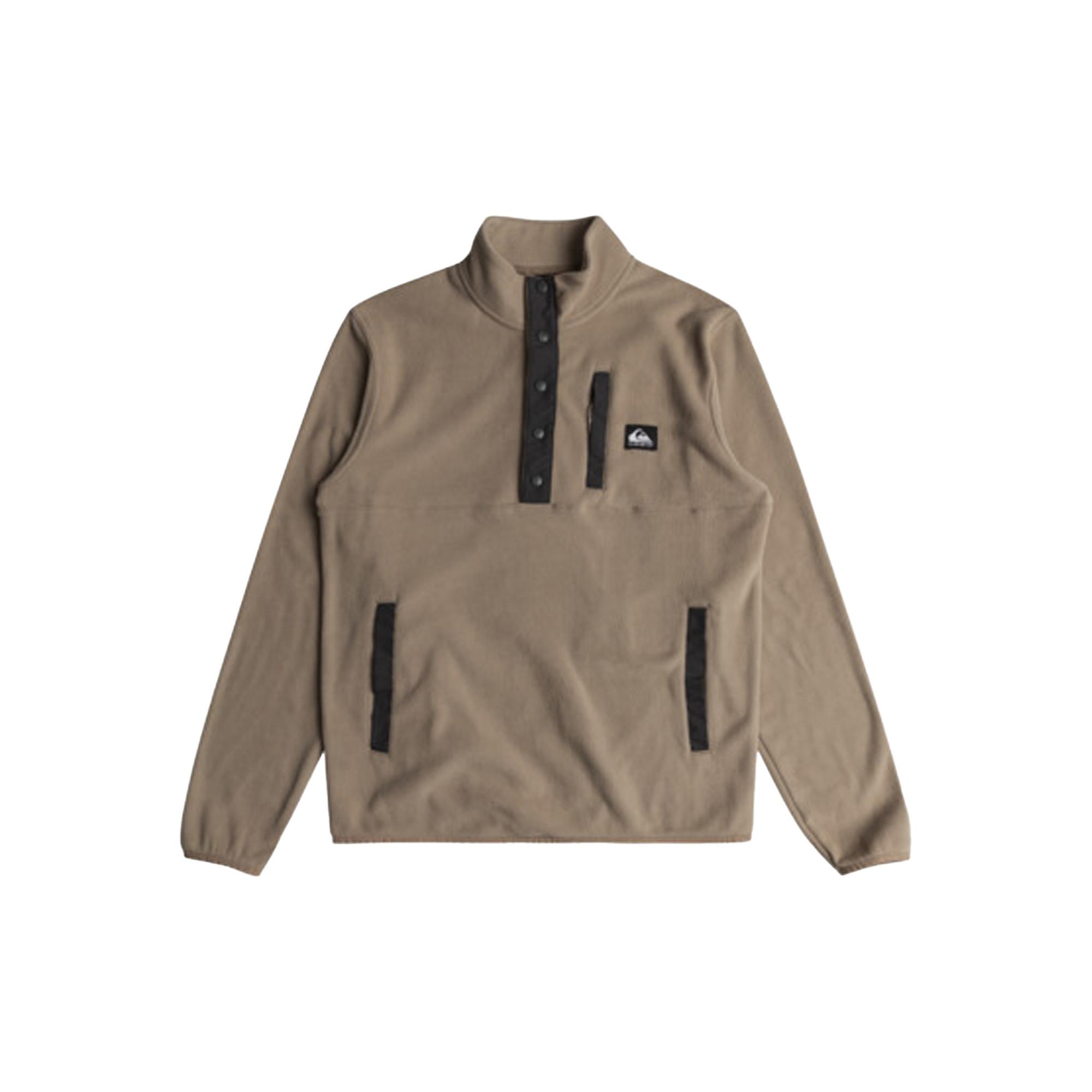 Quiksilver No Destination 2 Half Snap Erkek Bej Polar