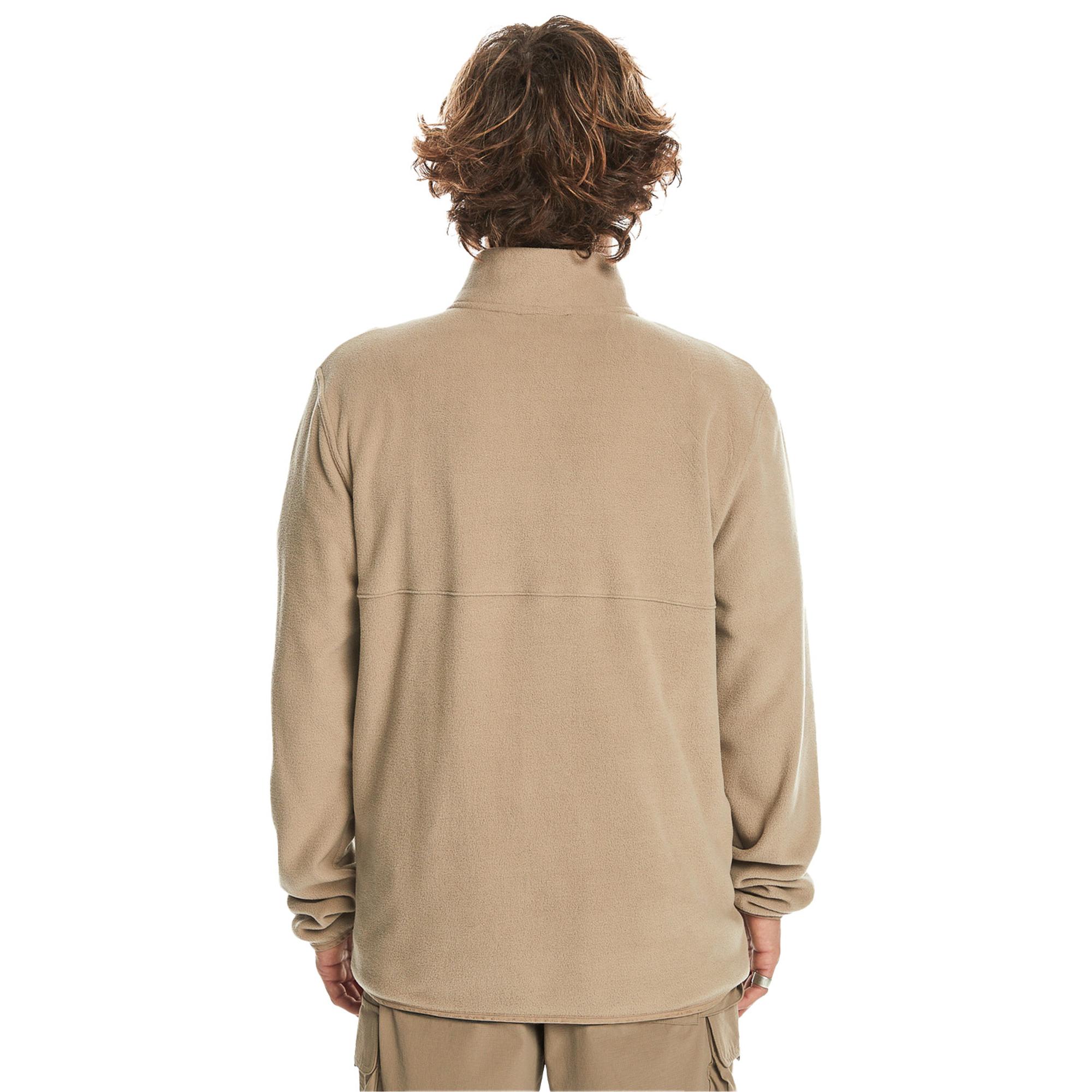 Quiksilver No Destination 2 Half Snap Erkek Bej Polar